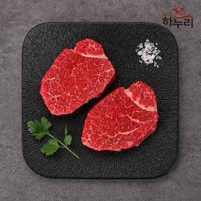 [하누리]  1++ 한우투뿔 1++ 구이용 안심+안심 500g