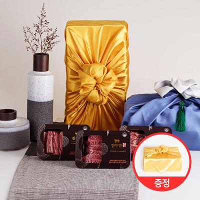 [진우담] 1++한우 구이용 선물세트 진예 2호(꽃등심200g+부채살150g+채끝150g+갈비살150g)